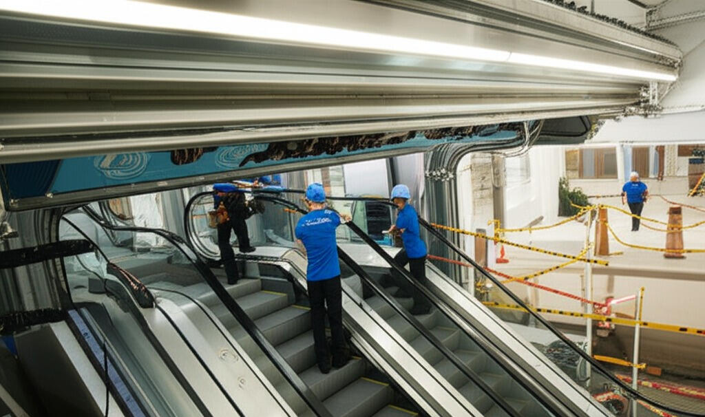 instalacion y mantenimiento de escaleras electricas